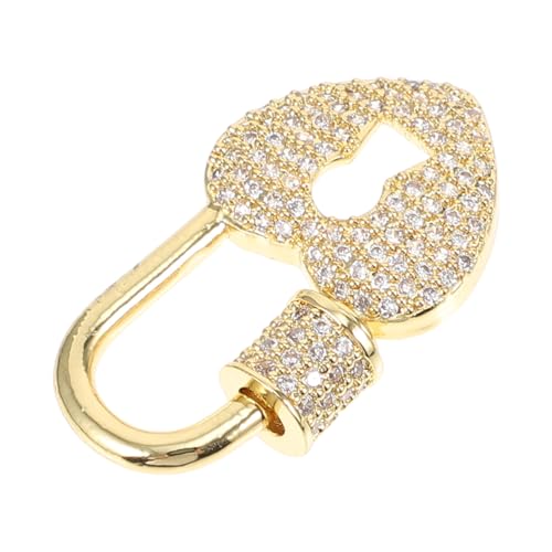 NUOBESTY Schmuck Halskettenverschluss Hochwertigem Material Multifunktionale DIY Verbindung für Schmuckprojekte und Reparaturen Goldfarbe Langlebig und Pflegeleicht von NUOBESTY
