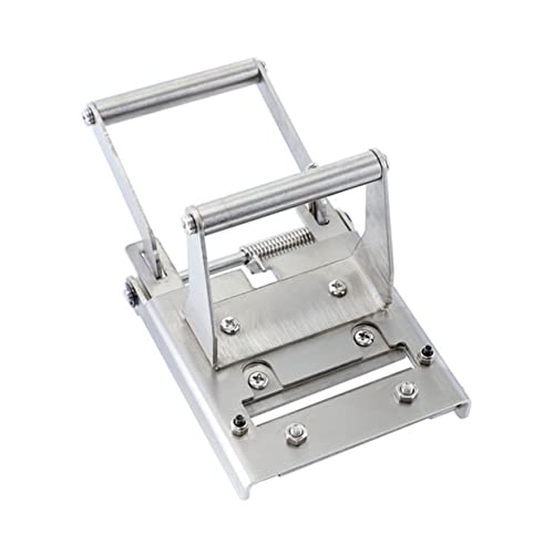 NUOBESTY Schneid- und Trimmmaschine Cutter Streifenbildung Trimmer trimmen Kantenschneider aus Metall Endschneider aus Metall Streifenschneider Rostfreier Stahl Silber NUOBESTY Schneid- und Trimmmaschine Cutter Streifenbildung Trimmer trimmen Kantenschneider aus Metall Endschneider aus Metall Streifenschneider Rostfreier Stahl Silber von NUOBESTY