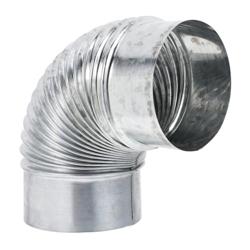 NUOBESTY Schornstein Ofenrohr Aus Edelstahl Rostfreier Stahl Silver von NUOBESTY