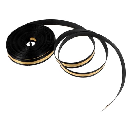 NUOBESTY Schwarzes Graduiertenband mit Goldener Prägung Breit Polyester Geschenkband für Abschlussfeier Geschenkverpackung DIY Basteln Partydekoration Langlebig nicht Verblassend NUOBESTY Schwarzes Graduiertenband mit Goldener Prägung Breit Polyester Geschenkband für Abschlussfeier Geschenkverpackung DIY Basteln Partydekoration Langlebig nicht Verblassend von NUOBESTY