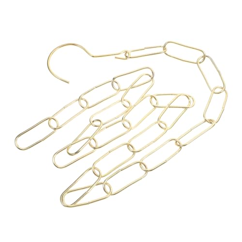 NUOBESTY Schwere Eisenkette mit Haken für Kleiderdisplay Lange Aufhängekette für Kleidungsstücke Dekorative Kettenglieder für Laden und Ausstellung Stilvolle Metallkette zum Hängen von von NUOBESTY
