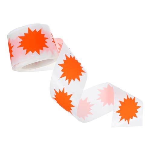 NUOBESTY Selbstklebende Diy Preisschilder Auffälligen Farben für Einzelhandel Basteln und Organisation von Etiketten Große Explosion Form Etiketten NUOBESTY Selbstklebende Diy Preisschilder Auffälligen Farben für Einzelhandel Basteln und Organisation von Etiketten Große Explosion Form Etiketten von NUOBESTY