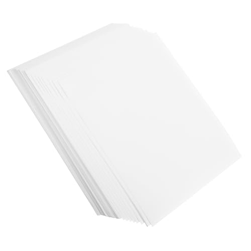 NUOBESTY Selbstklebende Etikettenbögen Für Drucker 100 Blatt Mattes Thermoetikettenpapier Im A4-format Ideal Für Den Adressversand von NUOBESTY