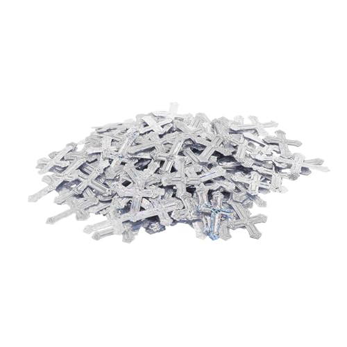 NUOBESTY Silber Kreuz Konfetti Tischdeko Glitzer Für Taufe Kommunion Hochzeit Shower Festliche Streudeko NUOBESTY Silber Kreuz Konfetti Tischdeko Glitzer Für Taufe Kommunion Hochzeit Shower Festliche Streudeko von NUOBESTY