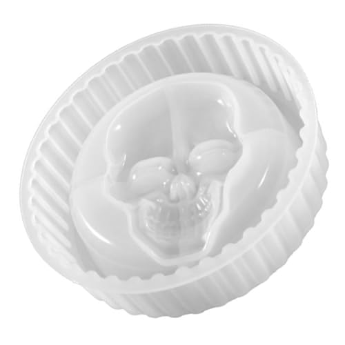 NUOBESTY Silikon Aschenbecher Gießform Halloween Schädelkopf Silikonform für Diy Epoxidharz Flexible und Langlebige Aschenbecherform für Zuhause Büro und Auto NUOBESTY Silikon Aschenbecher Gießform Halloween Schädelkopf Silikonform für Diy Epoxidharz Flexible und Langlebige Aschenbecherform für Zuhause Büro und Auto von NUOBESTY