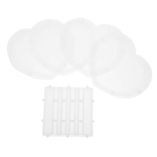 NUOBESTY Silikon DIY Herz Untersetzer Form mit Sockel Elastische Reißfeste Gießform für Epoxidharz Kreative Bastelhilfe für Tassenmatten und Schmucktabletts NUOBESTY Silikon DIY Herz Untersetzer Form mit Sockel Elastische Reißfeste Gießform für Epoxidharz Kreative Bastelhilfe für Tassenmatten und Schmucktabletts von NUOBESTY