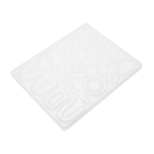 NUOBESTY Silikon Schmuckform für DIY Ohrringe und Anhänger Flexible Epoxidharz Gießform mit Mehreren Designs für Anfänger und Hobbybastler zum Herstellen von Resin Schmuck und Anhängern von NUOBESTY