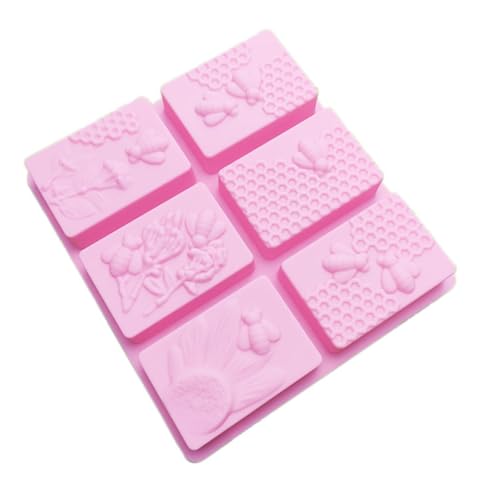 NUOBESTY Silikonform Honigwabe Seifenform und Eiswürfelform Quadratisch Lebensmittelecht Flexibel Antihaftbeschichtet für DIY Kuchen Seifenherstellung und Haushalt Zufällige Farbe NUOBESTY Silikonform Honigwabe Seifenform und Eiswürfelform Quadratisch Lebensmittelecht Flexibel Antihaftbeschichtet für DIY Kuchen Seifenherstellung und Haushalt Zufällige Farbe von NUOBESTY