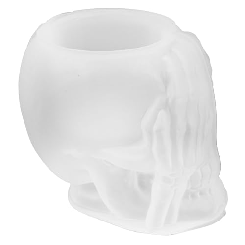 NUOBESTY Silikonform Kerzenhalter Halloween Schädel Gießform für DIY Kerzenhalter Langlebig Einfach zu Entformen Hitzebeständig Vielseitig für Kerzen Stifthalter und Dekorationen NUOBESTY Silikonform Kerzenhalter Halloween Schädel Gießform für DIY Kerzenhalter Langlebig Einfach zu Entformen Hitzebeständig Vielseitig für Kerzen Stifthalter und Dekorationen von NUOBESTY