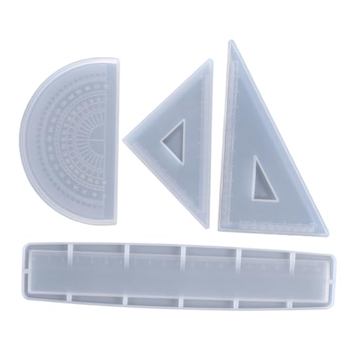 NUOBESTY Silikonform Ruler Mold Teilig Präzise DIY Gießform für Epoxidharz Basteln Multifunktionale Silikon Gießformen für Kreative Lineale und Messinstrumente NUOBESTY Silikonform Ruler Mold Teilig Präzise DIY Gießform für Epoxidharz Basteln Multifunktionale Silikon Gießformen für Kreative Lineale und Messinstrumente von NUOBESTY