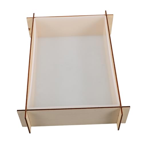 NUOBESTY Silikonform für Buchstützen mit Holzrahmen Tiefe Wiederverwendbare Resin-blumenerhaltungsschale DIY Geometrische Epoxidharz-matte für Kreative Dekoration und Geschenkgestaltung NUOBESTY Silikonform für Buchstützen mit Holzrahmen Tiefe Wiederverwendbare Resin-blumenerhaltungsschale DIY Geometrische Epoxidharz-matte für Kreative Dekoration und Geschenkgestaltung von NUOBESTY