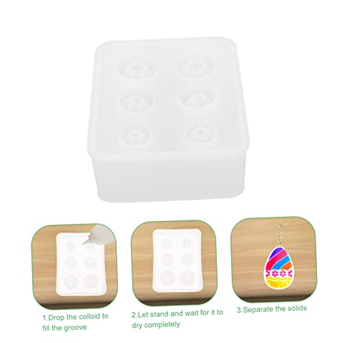 NUOBESTY Silikonform für DIY Anhänger Gießen Elliptische Epoxidharz Form Leicht zu Reinigen und Kompakt für Kristallharz Schmuck DIY mit Trockenblumen und Glitzer Dekoration NUOBESTY Silikonform für DIY Anhänger Gießen Elliptische Epoxidharz Form Leicht zu Reinigen und Kompakt für Kristallharz Schmuck DIY mit Trockenblumen und Glitzer Dekoration von NUOBESTY