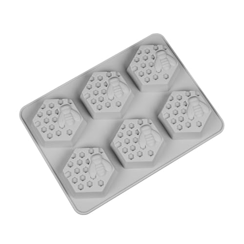 NUOBESTY Wabenkuchen-seifenform-set Silikonmaterial Antihaftbeschichtet Für Den Einsatz Ideal Für Projekte Zufällige Farbe von NUOBESTY