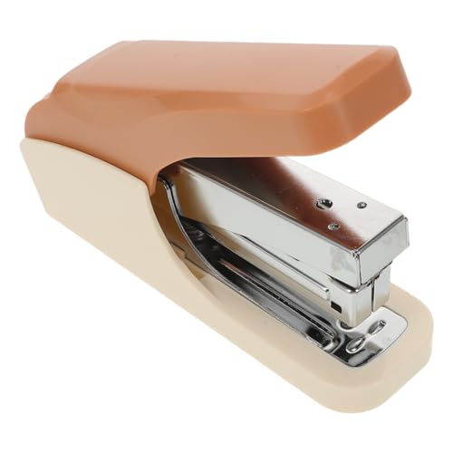 NUOBESTY Single Finger Binding Stapler Leicht Desktop Hefter Tragbar für Schule Büro Bücher Papierbindung Effizient Einfingermethode Platzsparend für Unterwegs von NUOBESTY