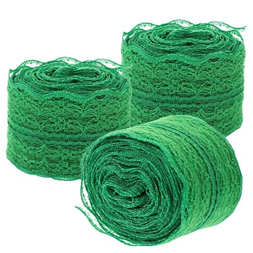 NUOBESTY Spitzenbesatz in Grün 10 M 4 5 Cm Breit Exquisite Dekorative Spitze Für Kleidung Und Handgefertigte Dekoration 3 Rollen NUOBESTY Spitzenbesatz in Grün 10 M 4 5 Cm Breit Exquisite Dekorative Spitze Für Kleidung Und Handgefertigte Dekoration 3 Rollen von NUOBESTY