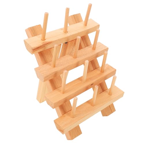 NUOBESTY Spulenhalter Für Nähgarn Garnhalter-organizer Aus Holz Spulen-organizer Für Schreibtisch Garnrollenhalter Für Strickwerkzeug NUOBESTY Spulenhalter Für Nähgarn Garnhalter-organizer Aus Holz Spulen-organizer Für Schreibtisch Garnrollenhalter Für Strickwerkzeug von NUOBESTY