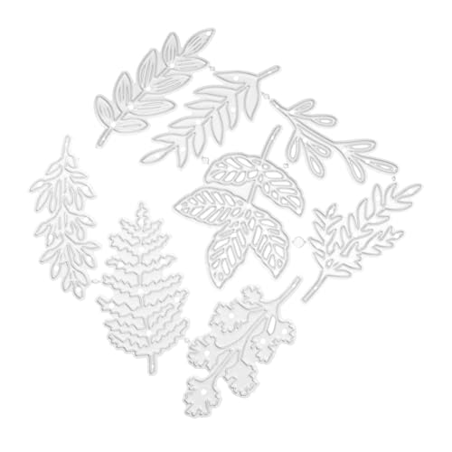 NUOBESTY Stanzform für Metall Schneideform für Diy Kartenherstellung Präzise Papierschneider für Scrapbooking und Kreative Bastelprojekte Einfache Handhabung Natürliches Design Komfortables von NUOBESTY
