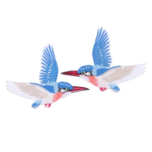 NUOBESTY Symmetrische Fliegende Vogel stickerei Patches zum Aufbügeln DIY Kleidung Reparatur Selbstklebend mit Hitzeaktivierung für Jeans Jacken Taschen und Individuelle Dekoration NUOBESTY Symmetrische Fliegende Vogel stickerei Patches zum Aufbügeln DIY Kleidung Reparatur Selbstklebend mit Hitzeaktivierung für Jeans Jacken Taschen und Individuelle Dekoration von NUOBESTY