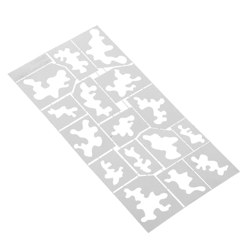 NUOBESTY Tarnmuster Vorlage Wiederverwendbare Schablone für Holz Scrapbooking und Modellbau mit Präziser Ausrichtung und Einfachem Reinigen von NUOBESTY
