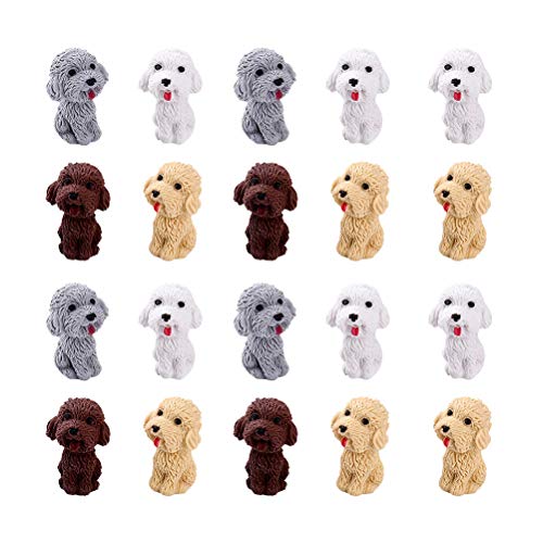 NUOBESTY Teddy Hund Radiergummi Tier Radiergummis für Kinder Schulmaterial 20Pcs von NUOBESTY