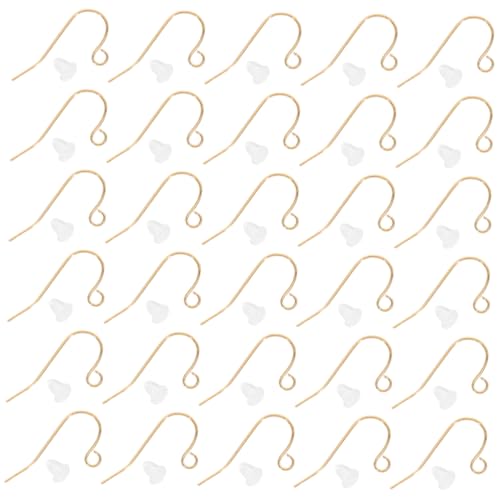 NUOBESTY Teiliges DIY Ohrhaken V-form mit Ohrstoppern Farbige Schmuckzubehör Stabile Ohrhaken für Ohrring Herstellung Basteln und Ohrringe Selber Machen Geschenkidee für Schmuckliebhaber NUOBESTY Teiliges DIY Ohrhaken V-form mit Ohrstoppern Farbige Schmuckzubehör Stabile Ohrhaken für Ohrring Herstellung Basteln und Ohrringe Selber Machen Geschenkidee für Schmuckliebhaber von NUOBESTY