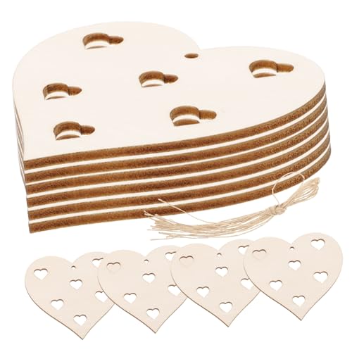 NUOBESTY Teiliges Herzförmige Holzscheiben zum Basteln Unbehandelte Holzherzen mit Glatter Oberfläche Vielseitige DIY Holzchips für Wohnzimmertisch Hochzeitsgeschenk und Valentinstagsdeko NUOBESTY Teiliges Herzförmige Holzscheiben zum Basteln Unbehandelte Holzherzen mit Glatter Oberfläche Vielseitige DIY Holzchips für Wohnzimmertisch Hochzeitsgeschenk und Valentinstagsdeko von NUOBESTY