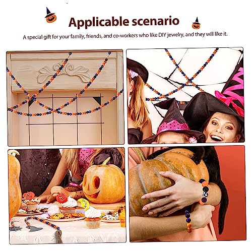NUOBESTY Teiliges Holzperlen Halloween Diy Bastelperlen für Schmuckherstellung und Dekoration Glatte Oberfläche Langlebige Holzspacer für Armbänder Halsketten Schlüsselanhänger NUOBESTY Teiliges Holzperlen Halloween Diy Bastelperlen für Schmuckherstellung und Dekoration Glatte Oberfläche Langlebige Holzspacer für Armbänder Halsketten Schlüsselanhänger von NUOBESTY