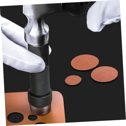NUOBESTY Teiliges Lochstanzwerkzeug set aus Langlebigem Wärmebehandeltem Runder Material locher für Gürtel Uhrenarmband Schuh Vielseitig Einsetzbar Einfach zu Bedienen von NUOBESTY