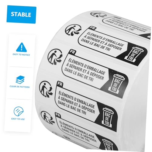 NUOBESTY Teiliges Recycling Aufkleber Selbstklebend Robuste Papiermaterialien Mülltrennung Etiketten für Abfallklassifizierung Umweltfreundliche Warnhinweise für Mülltonnen Einfache NUOBESTY Teiliges Recycling Aufkleber Selbstklebend Robuste Papiermaterialien Mülltrennung Etiketten für Abfallklassifizierung Umweltfreundliche Warnhinweise für Mülltonnen Einfache von NUOBESTY