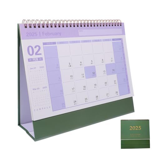 NUOBESTY 2025 Schreibtischkalender Monatsseiten Planer Schreibtischkalender Notizblock Von 2024 Bis Dezember 2025 Büro-standkalender NUOBESTY 2025 Schreibtischkalender Monatsseiten Planer Schreibtischkalender Notizblock Von 2024 Bis Dezember 2025 Büro-standkalender von NUOBESTY