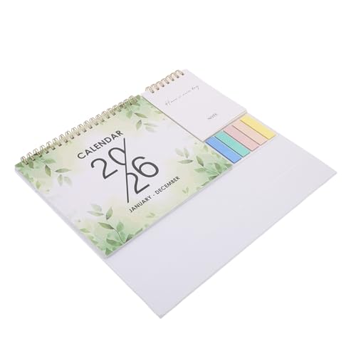 NUOBESTY Tischkalender mit Täglicher Planung Kompakter Stehender Flip Kalender Multifunktionaler Desktop Organizer mit Notizblock Sticker für Büro Schule Home Office NUOBESTY Tischkalender mit Täglicher Planung Kompakter Stehender Flip Kalender Multifunktionaler Desktop Organizer mit Notizblock Sticker für Büro Schule Home Office von NUOBESTY