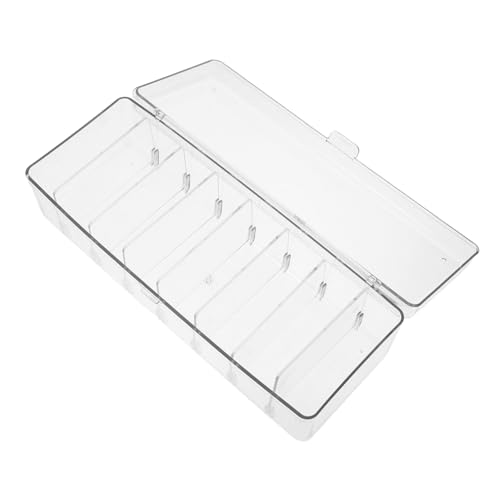 NUOBESTY Transparente Aufbewahrungsbox Karteikartenetui Karteikarteninhaber Spielkarten-organizer Karteikarten-organizer Karten-organizer-etui Ladekabel-organizer Das Haustier von NUOBESTY