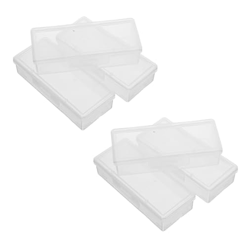 NUOBESTY Transparente Aufbewahrungsbox mit Deckel Leichter Schmuck Organizer für Reisen Staubdichte Kompakte Aufbewahrung mit Fach für Wattestäbchen und Kosmetikaccessoires Vielseitig und NUOBESTY Transparente Aufbewahrungsbox mit Deckel Leichter Schmuck Organizer für Reisen Staubdichte Kompakte Aufbewahrung mit Fach für Wattestäbchen und Kosmetikaccessoires Vielseitig und von NUOBESTY