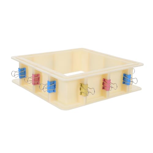 NUOBESTY Verstellbarer Silikon Mould Rahmen Kunststoff Mould Gehäuse für Diy Resin Seifen Kerzen Robust Vielseitig Einsetzbar Schnelle Demontage für Kreative Projekte NUOBESTY Verstellbarer Silikon Mould Rahmen Kunststoff Mould Gehäuse für Diy Resin Seifen Kerzen Robust Vielseitig Einsetzbar Schnelle Demontage für Kreative Projekte von NUOBESTY