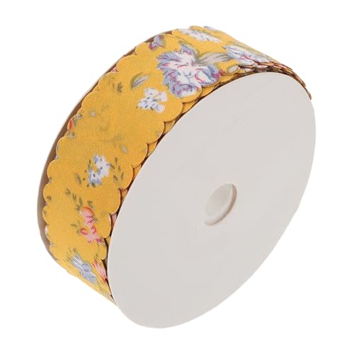 NUOBESTY Vintage Spitzenband mit Wellenförmigem Rand Breit Yards Lang Besticktes Frühlingsband für Diy Kleidung Dekoration Haarschleifen Hut und Kranzgestaltung von NUOBESTY