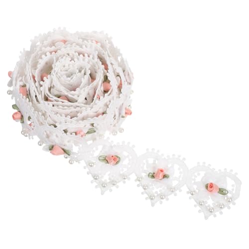 NUOBESTY Vintage Weiße Bestickte Spitzenborte mit Herz und Blumenapplikationen Yards mit Imitationsperlen Blumiges Spitzenband für Brautkleider DIY Nähen Hochzeits und Partydekoration NUOBESTY Vintage Weiße Bestickte Spitzenborte mit Herz und Blumenapplikationen Yards mit Imitationsperlen Blumiges Spitzenband für Brautkleider DIY Nähen Hochzeits und Partydekoration von NUOBESTY