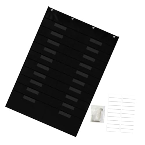 NUOBESTY Wandhängende Aufbewahrungstasche für Dokumente Organizer für Klassenzimmer und Büro Schwarz Installieren Großzügige Kapazität für und Post NUOBESTY Wandhängende Aufbewahrungstasche für Dokumente Organizer für Klassenzimmer und Büro Schwarz Installieren Großzügige Kapazität für und Post von NUOBESTY