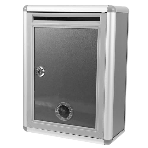 NUOBESTY Wandmontierte Vorschlagsbox mit Schloss Sichere Briefkastenlösung für Büro und Zuhause aus Langlebigem für Beschwerden und Anregungen von NUOBESTY