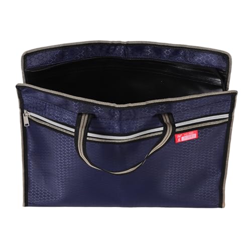 NUOBESTY Wasserdichte Akten Tasche aus Oxford Stoff Doppellagig Großer Stauraum Robuster Business Organizer für Laptop und Dokumente Handliche Tragetasche für Büro Meeting und NUOBESTY Wasserdichte Akten Tasche aus Oxford Stoff Doppellagig Großer Stauraum Robuster Business Organizer für Laptop und Dokumente Handliche Tragetasche für Büro Meeting und von NUOBESTY