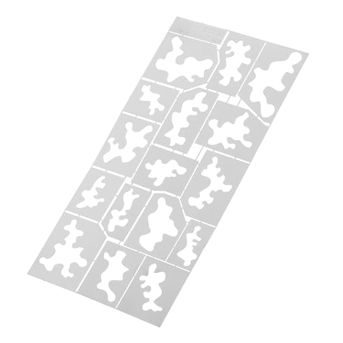 NUOBESTY Wiederverwendbare Malvorlage Präzise Schablone für Holzprojekte Scrapbooking und Modellbau für Komplexe Tarnmuster und Diy Arbeiten NUOBESTY Wiederverwendbare Malvorlage Präzise Schablone für Holzprojekte Scrapbooking und Modellbau für Komplexe Tarnmuster und Diy Arbeiten von NUOBESTY