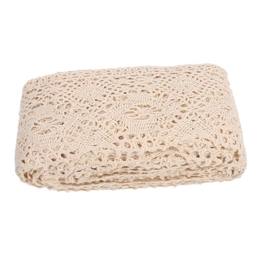 NUOBESTY handgefertigte Spitze Häkelbesatz gehäkeltes Spitzenband Kleidung zum Selbermachen Spitzenbesatz floral bestickte Borte Vintage -Kantenspitzenverkleidung Baumwollfaden Beige NUOBESTY handgefertigte Spitze Häkelbesatz gehäkeltes Spitzenband Kleidung zum Selbermachen Spitzenbesatz floral bestickte Borte Vintage -Kantenspitzenverkleidung Baumwollfaden Beige von NUOBESTY
