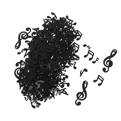 Nuobesty 15 g Musik, Konfetti, Noten, Schwarz, Musiknoten, für Festival, Konzert, Geburtstag, Tischdekoration Nuobesty 15 g Musik, Konfetti, Noten, Schwarz, Musiknoten, für Festival, Konzert, Geburtstag, Tischdekoration von NUOBESTY