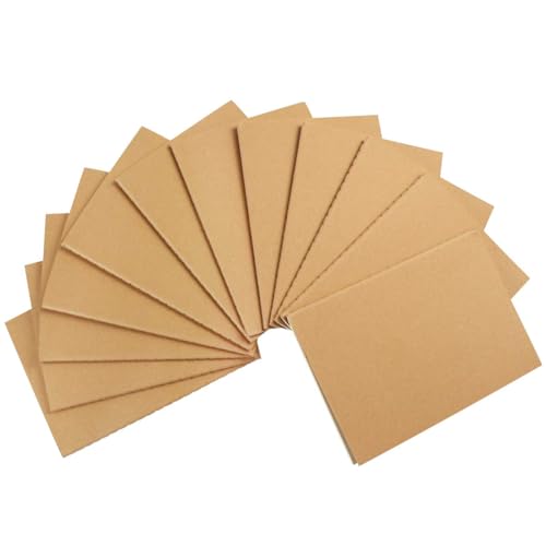 NUOLUX A6 Notizbücher blanko blanko Kraftpapier Skizzenbuch Back to School Geschenk Ideal FüR Schule BüRo Reisen Und Tagebuch 12 Stück 140 X 100 Mm von NUOLUX