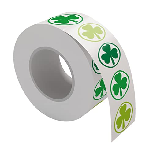 Grüne Kleeblatt Aufkleber Auf Rolle 38 Mm Breit Dekorativer Kleeblatt Aufkleber Für Grußkarten Blumensträuße Geschenkpapier Anhänger 500 Stück Karten Grüne Kleeblatt Aufkleber Auf Rolle 38 Mm Breit Dekorativer Kleeblatt Aufkleber Für Grußkarten Blumensträuße Geschenkpapier Anhänger 500 Stück Karten von NURCIX