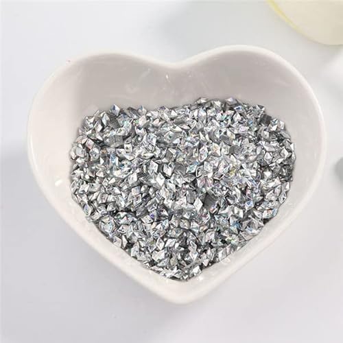 10g/Lot 2 * 4mm Raute Pailletten 3D Nagel Kunst Paillette PVC Frauen Maniküre Pailletten DIY Hochzeit Nähen Handwerk Pailletten Zubehör-Laser silber,2x4mm 10g/Lot 2 * 4mm Raute Pailletten 3D Nagel Kunst Paillette PVC Frauen Maniküre Pailletten DIY Hochzeit Nähen Handwerk Pailletten Zubehör-Laser silber,2x4mm von NUTENZA