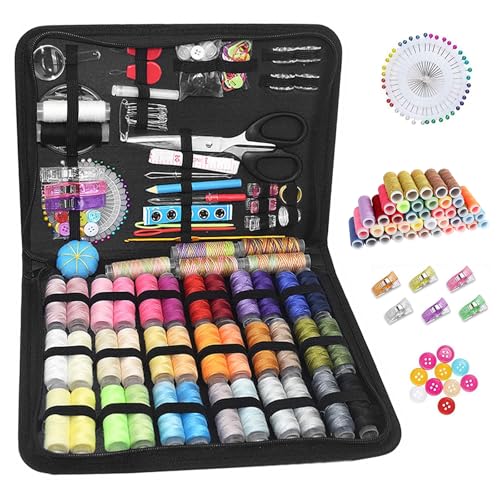Nähset Grundausstattung Professionelles Nähset Nähzubehör und Zubehör Nähgarn Set Sewing Kit Nadel und Faden Set Nähset Enthält Nähgarn Nadeln Schere Knöpfe für Anfänger, Zuhause und Reise Nähset Grundausstattung Professionelles Nähset Nähzubehör und Zubehör Nähgarn Set Sewing Kit Nadel und Faden Set Nähset Enthält Nähgarn Nadeln Schere Knöpfe für Anfänger, Zuhause und Reise von NUUOTP