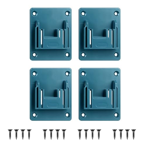 NUZAMAS 5 Stück Werkzeughalter Maschinenhalter Wandhalterung mit Schrauben für Kompatibel mit Makita 18V Maschine Elektrowerkzeughalter Bohrwerkzeuge Halter Maschinenhalter Werkstattaufbewahrung Blau NUZAMAS 5 Stück Werkzeughalter Maschinenhalter Wandhalterung mit Schrauben für Kompatibel mit Makita 18V Maschine Elektrowerkzeughalter Bohrwerkzeuge Halter Maschinenhalter Werkstattaufbewahrung Blau von NUZAMAS