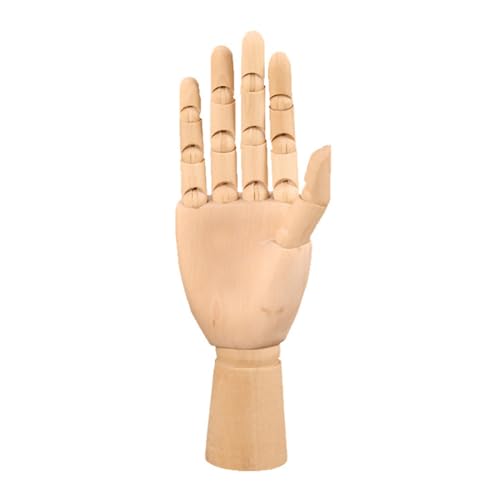 NUZAMAS Handmodellstatue aus Holz für Zuhause, Büro, Schreibtisch, Dekoration, 17,8 cm, rechte Hand, Kunstschaufensterpuppe, Figur für Hand, Schmuck, Präsentation, Dekoration, Skizzieren, Malen NUZAMAS Handmodellstatue aus Holz für Zuhause, Büro, Schreibtisch, Dekoration, 17,8 cm, rechte Hand, Kunstschaufensterpuppe, Figur für Hand, Schmuck, Präsentation, Dekoration, Skizzieren, Malen von NUZAMAS