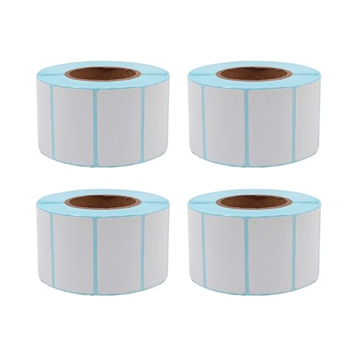 Set of 4 NUZAMAS 58x30mm Thermal Paper Sticker Labels Total 3600 Blank Shipping Sticker Anti Scratch Waterproof Oil Resistant Self Adhesive Labels for Thermal Label Printer Set of 4 NUZAMAS 58x30mm Thermal Paper Sticker Labels Total 3600 Blank Shipping Sticker Anti Scratch Waterproof Oil Resistant Self Adhesive Labels for Thermal Label Printer von NUZAMAS
