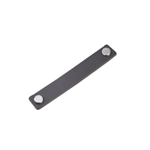 NUZBCPETR Ledergriffe, Leder-Zuggriff for Tür, Schrank, Schublade, Küchenschrank, Kommode, Möbelbeschläge, Leder-Schubladengriffe(Dark Brown) von NUZBCPETR